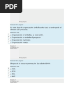 Proyecto de Ingenieria, Evaluación Incial