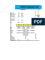 Perhitungan Plat: Pembebanan Data Struktur Beban Mat