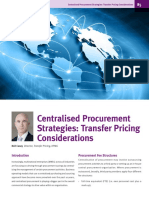 Ie Centralised Procurement Strategies Transfer Pricing