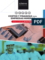 Costos y Finanzas para La Mineria 2016