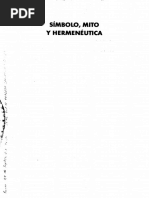 Símbolo, Mito y Hermeneútica - Ruiz Flores PDF