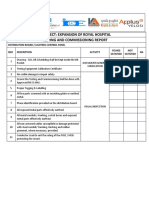 Project: Expansion of Royal Hospital Testing and Commissioning Report