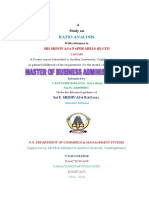 Ratio Analysis: Sri Srinivasa Paper Mills (P) LTD