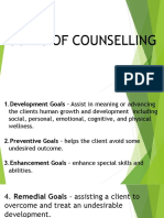 Goals of Guidance and Counseling