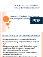 Amiliarizing Asic Oncepts in Ntrepreneurship: Odule