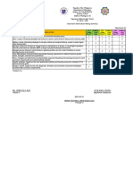 Classroom Observation Rating Summary