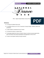 NDW Grades 5 8 Modern Dance Lesson Plans1