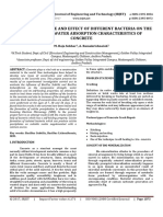 Bacterial Concrete and Effect of Differe PDF