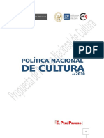 Propuesta de Política Nacional de Cultura Al 2030 - 02