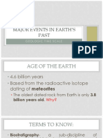 (6.1) Major Events in Earth's Past