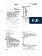 Reading and Writing 1 Q: Skills For Success Unit 1 Student Book Answer Key