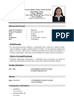 Curriculum Vitae - Cintia Rubit Cruzado Hernandez Actualizado