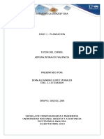 Paso 1 Planeacion Estadistica Descriptiva