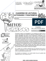 Mitos Griegos, Cuaderno de Lecturas, Actividades y Pasatiempos - PDF Versión 1