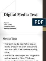 Digital Media Text