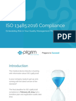 ISO 13485:2016 Compliance: Embedding Risk in Your Quality Management Processes