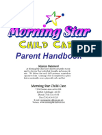 Parent Handbook: Morning Star Child Care