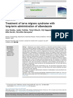 Treatment of Larva Migrans Syndrome With Long-Term Administration of Albendazole