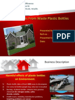 Houses From Waste Plastic Bottles