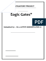 "Logic Gates": Investigatory Project