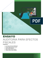 Ensayo Sobre Auditoria Fiscal