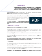 Multiplicadores de La Politica Fiscal