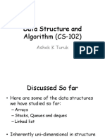 Data Structure and Algorithm (CS-102) : Ashok K Turuk