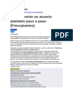 Acuario Plantado