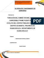 12.1 Manual de Operacion y Mantenimiento