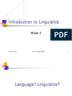 Intro 2 Linguistics