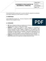 PSST-13 Control Dispositivos de Seguimiento y Medicion