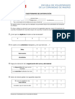 CUESTIONARIO DE SATISFACCIÓN Curso