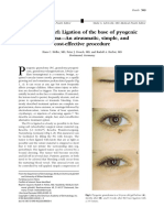 Surgical Pearl: Ligation of The Base of Pyogenic Granuloma-An Atraumatic, Simple, and Cost-Effective Procedure