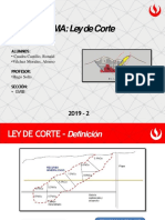 Ley de Corte Geoestadistica