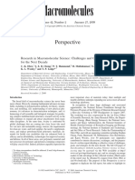 Perspective: Research in Macromolecular Science: Challenges and Opportunities For The Next Decade