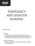 Emergency and Disaster Nursing