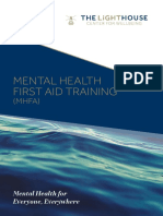 Mental Health First Aid Training: (MHFA)