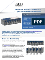 R501 Multi Channel Rugged Fiber Optic Temperature Monitor RM