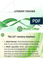 Multiliterate Teacher