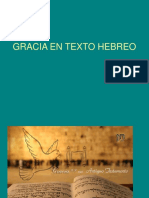 Gracia en Texto Hebreo