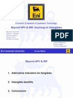 Beyond NPV & IRR: Touching On Intangibles: Economic Evaluation of Upstream Technology