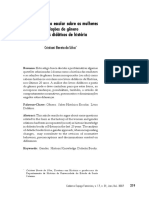 O Saber Histórico Escolas Sobre As Mulheres e Relações de Genero Nos Livros PDF