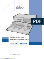 Instruction Manual: HD/SD 12-Channel Digital Video Switcher