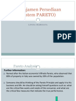 Manajamen Persediaan (Sistem PARETO) : Linda Margata