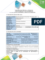 Guía de Actividades y Rubrica de Evaluación Tarea 1 - Reconocimiento