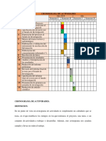 Cronograma de Actividades