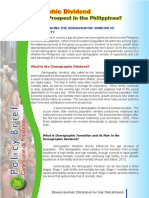 Policy Brief Demographic Dividend