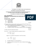 Sta 2300 - Theory of Estimation