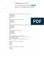 ITI Welding Multiple Choice Question-MCQ With Answer PDF