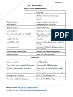 Ielts Writing Task I Introduction (Paraphrasing)